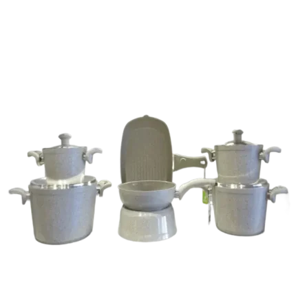 طقم جرانيت توب شيف 11 قطعة -بيج