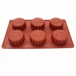 قالب سليكون 6 اشكال روز