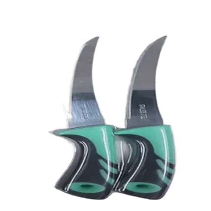 طقم سكينة 2 قطعة بيد ألوان