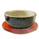 بولة كوري جرانيت / ألومنيوم قاعدة خشب 16 سم