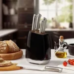 طقم سكاكين مطبخ بالإستاند 5 قطع