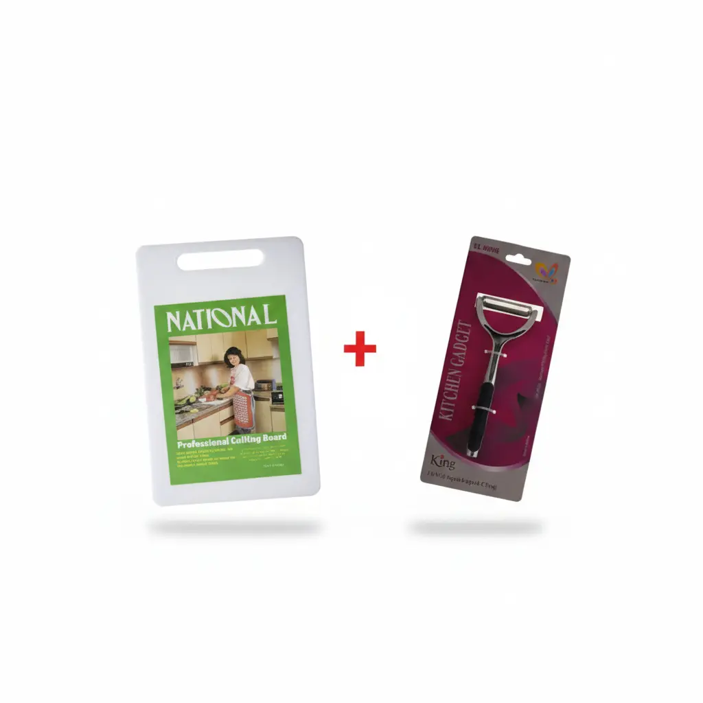 22 لوح تقطيع بلاستيك وسط أبيض
+
مقشرة Y جامبو - الصورة 1