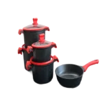 طقم جرانيت أوسفي 17 قطعة أسود