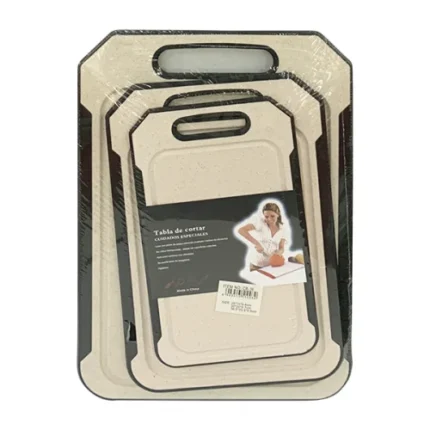 طقم الواح تقطيع بلاستيك اكتاجون 3 قطع