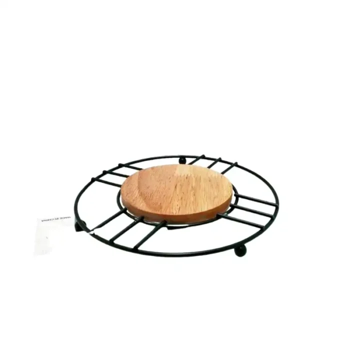 ⁦قاعدة سخن اسود مدورة⁩ - الصورة ⁦1⁩