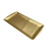 سرفيس تقديم ذهبي بيدين - 23*20 سم