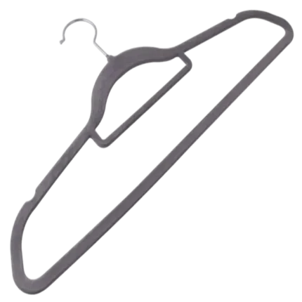 شماعة قطيفة سادة 10 قطع