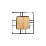 قاعدة سخن اسود مربعة