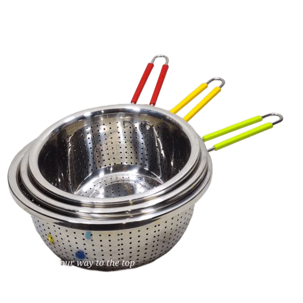 86-87-88-89-90-91 (1) مصفاة رز بيد ستانلس الأهرام هوم - الصورة 1