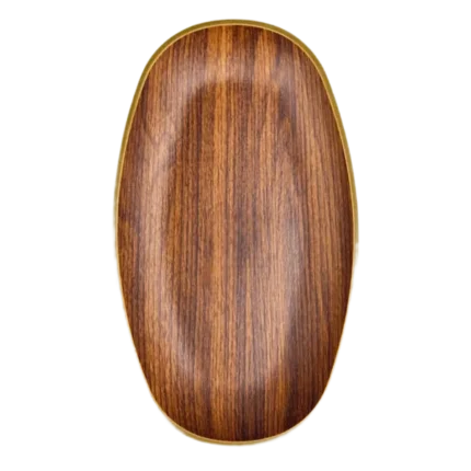 سرفيس تقديم خشبي بيضاوي كايك مقاس 3
