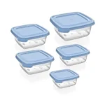 طقم ثلاجة غطا الوان مربع 5 قطع