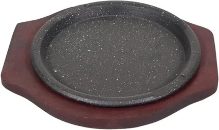 طبق فاهيتا بقاعدة خشبية 22 سم