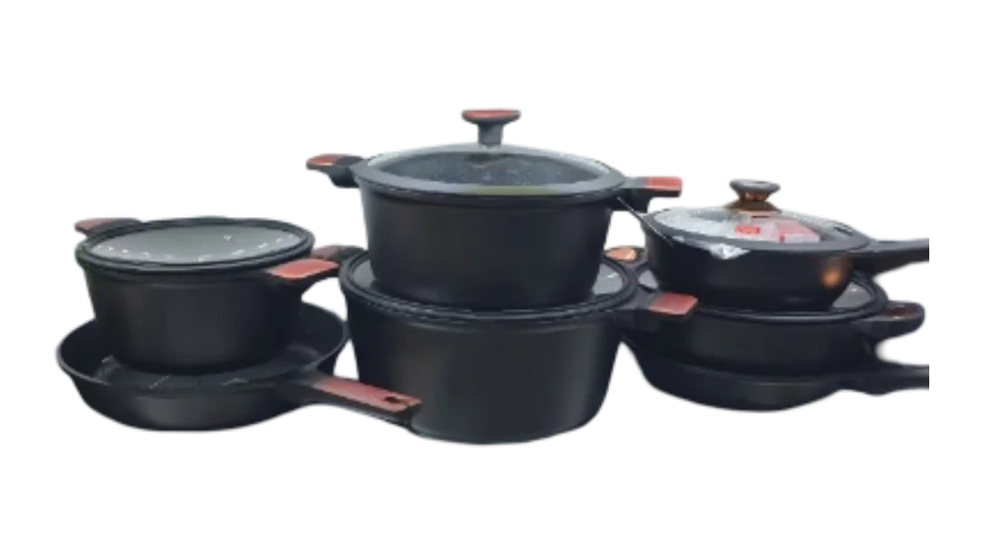 98 طقم داي كاست الأهرام هوم جرانيت 11 قطعة - الصورة 1