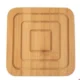Double Square Bamboo Hot Plate