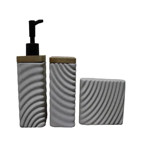 Porcelain-Bathroom-kit (1) طقم حمام بورسلين فاخر - الصورة 1