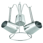 طقم كنك ستانلس ستيل 4 قطع بالإستاند - هوم لايف