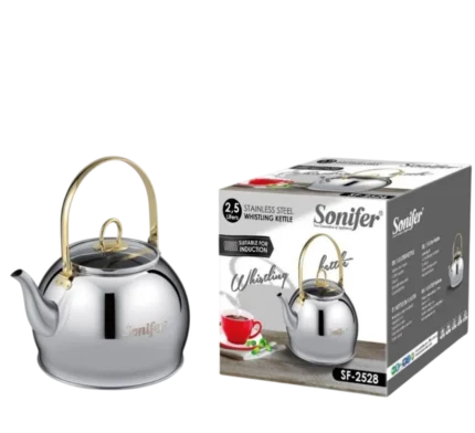 غلاية شاي ستانلس ستيل بالصفارة 2.5 لتر - سونيفير
