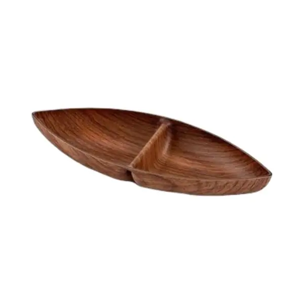 Wooden-tray طبق تسالي خشبي مركب - الصورة 1