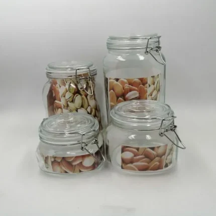 برطمان زجاج غطا كلبس