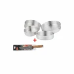 الأهرام طقم صينية فرن ألومنيوم كلاسيك 4 قطع (20/24/26/30)
+
سكينة ستانلس يد خشب 7 بوصة