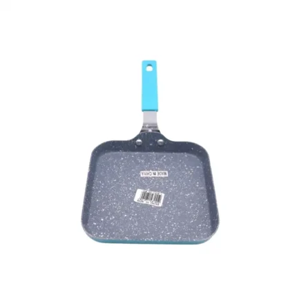 قلاية بيض جرانيت بيد سيليكون مربعة