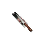 سكينة بيد خشب 5بوصة مشرشرة