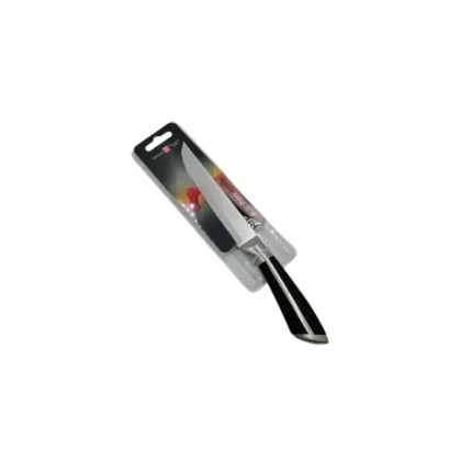 سكينة يد اسود خط سيلفر مشرشرة